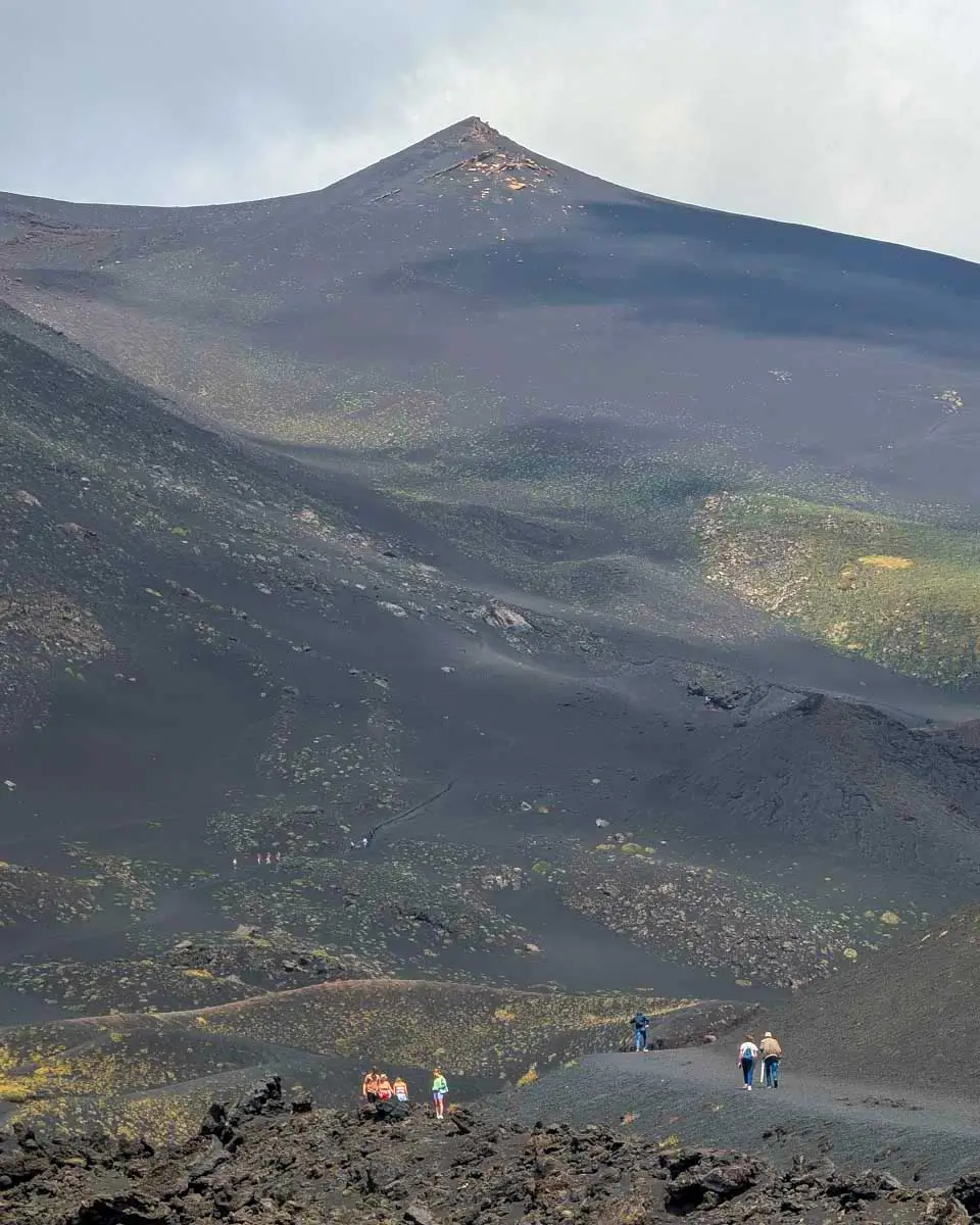Mt Etna visited on a tour from Syracuse, Italy