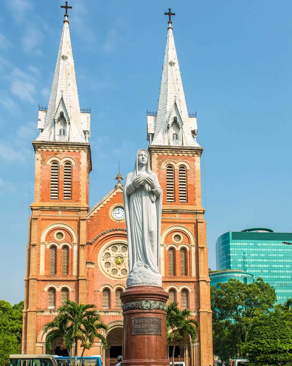 Notre Dame Basilica in Ho Chi Minh City, Vietnam