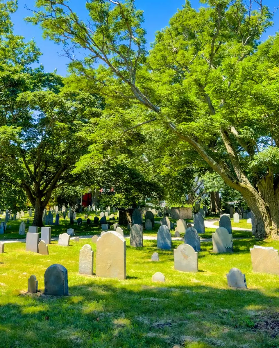 Old Burying Point Cemetery in Salem, Massachusetts