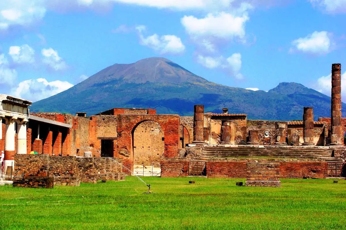 Open air museum in Pompeii Italy