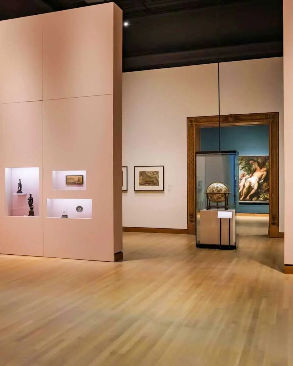 Paintings and artifacts at Montreal Museum of Fine Arts