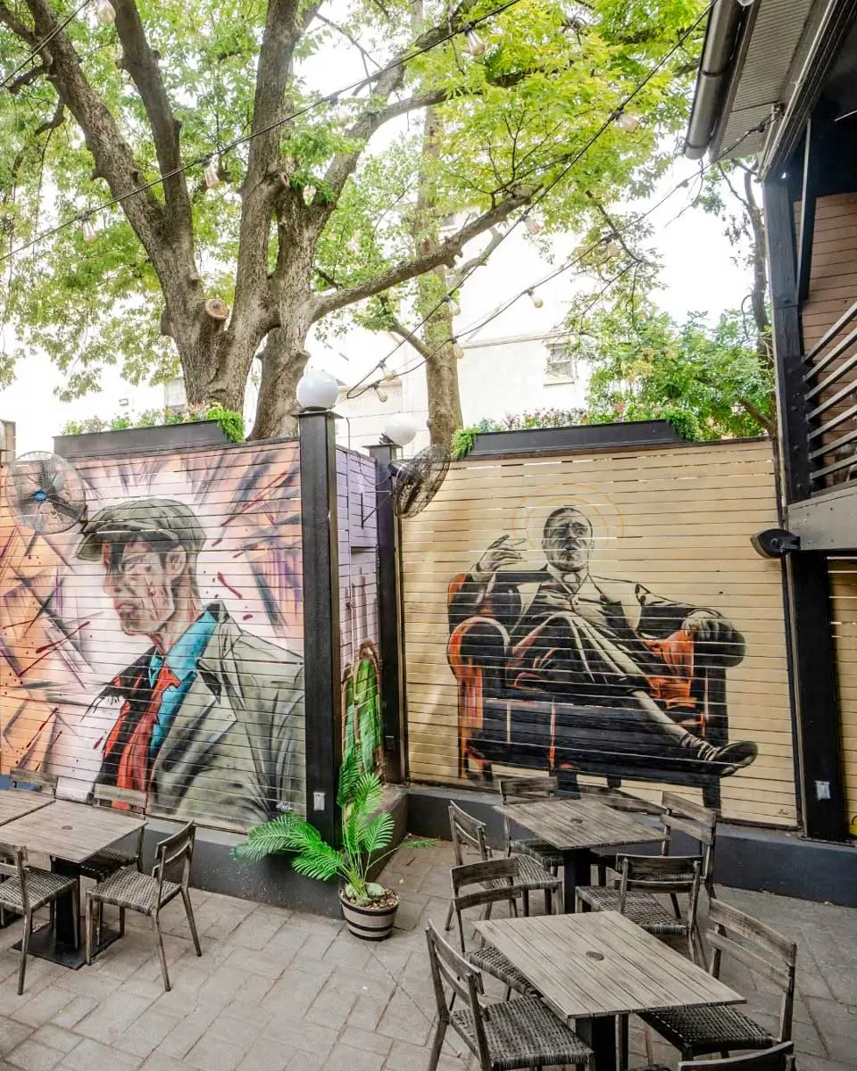Patio at Goodfellas Pizzeria in Cincinnati