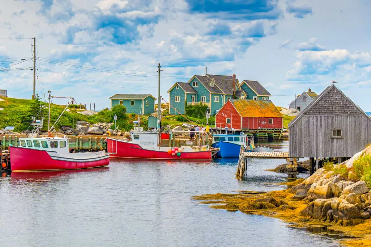 Peggy's Cove seen on a tour from Halifax Nova Scotia
