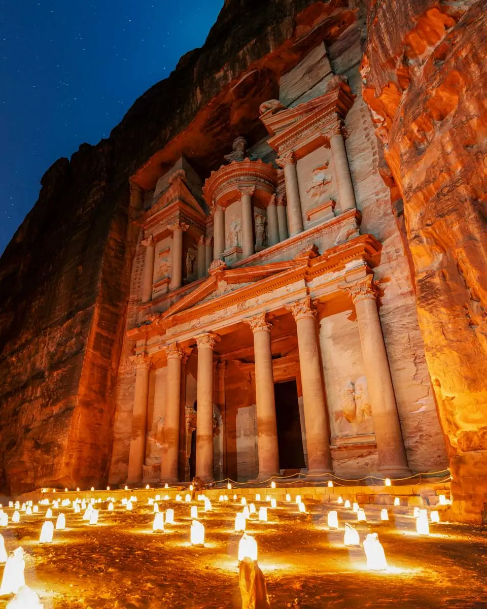 Petra by Night show in Petra, Jordan