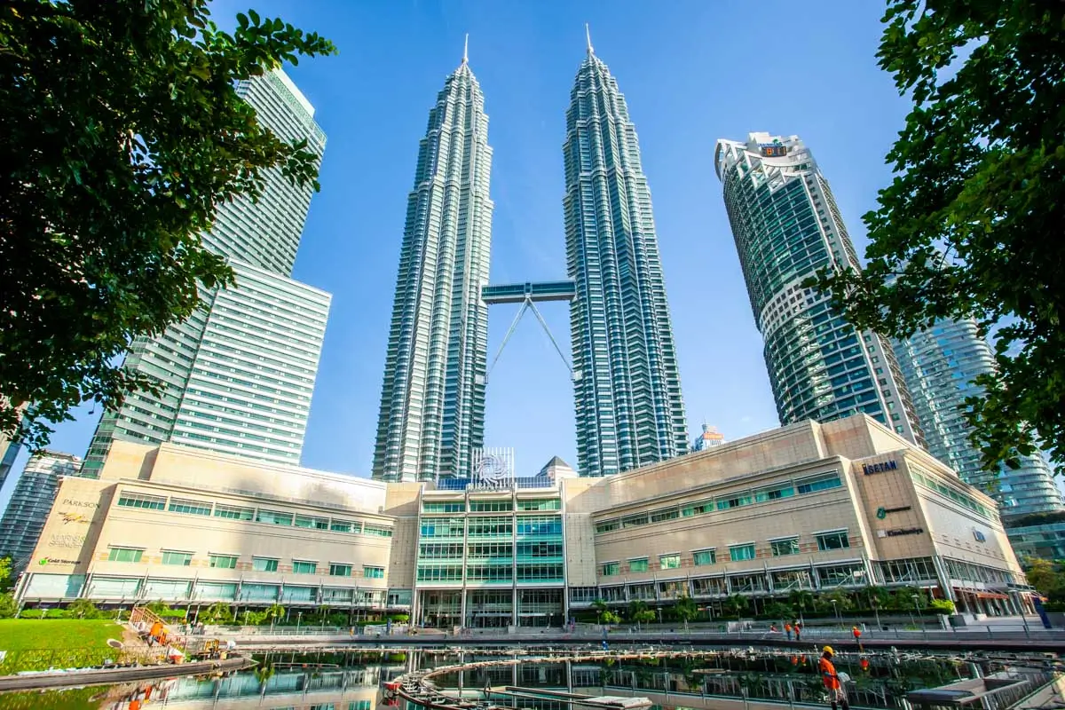 Petronas Towers in Kuala Lumpur, Malaysia