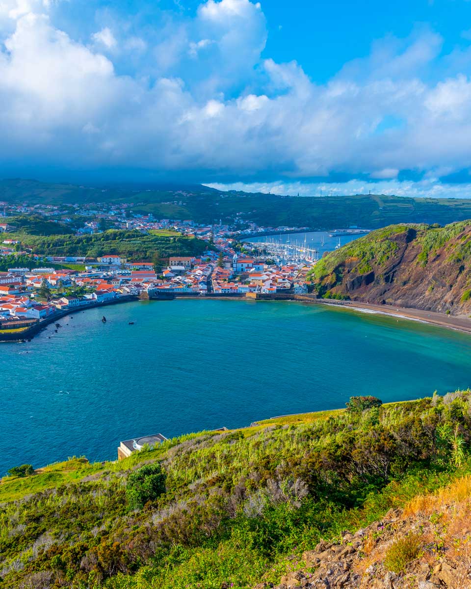 Porto-Pim-neighborhood-and-beach-at-Faial-island-Azores-Portugal