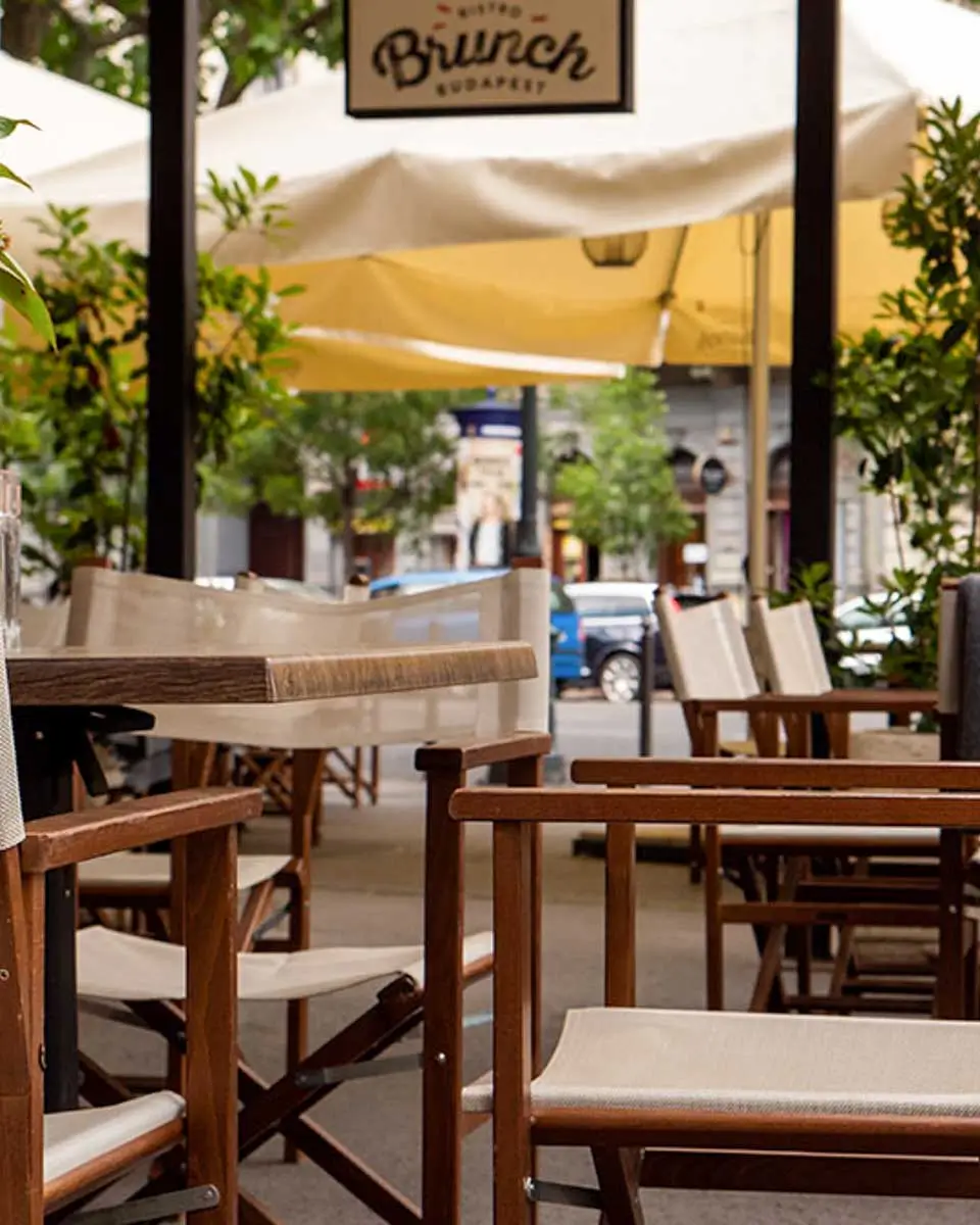 Seating area at Brunch Bistro Budapest
