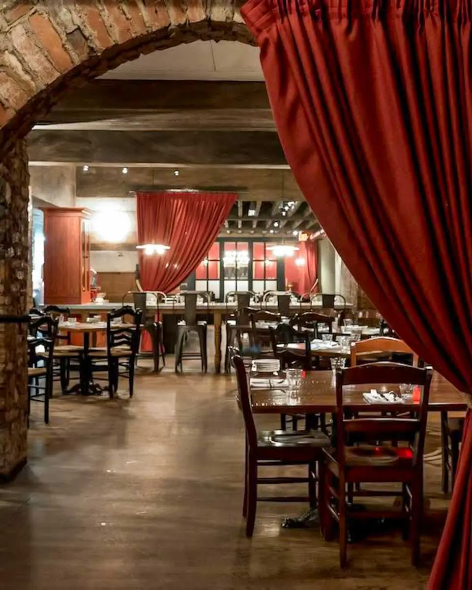 Seating area at the Sotto in Cincinnati