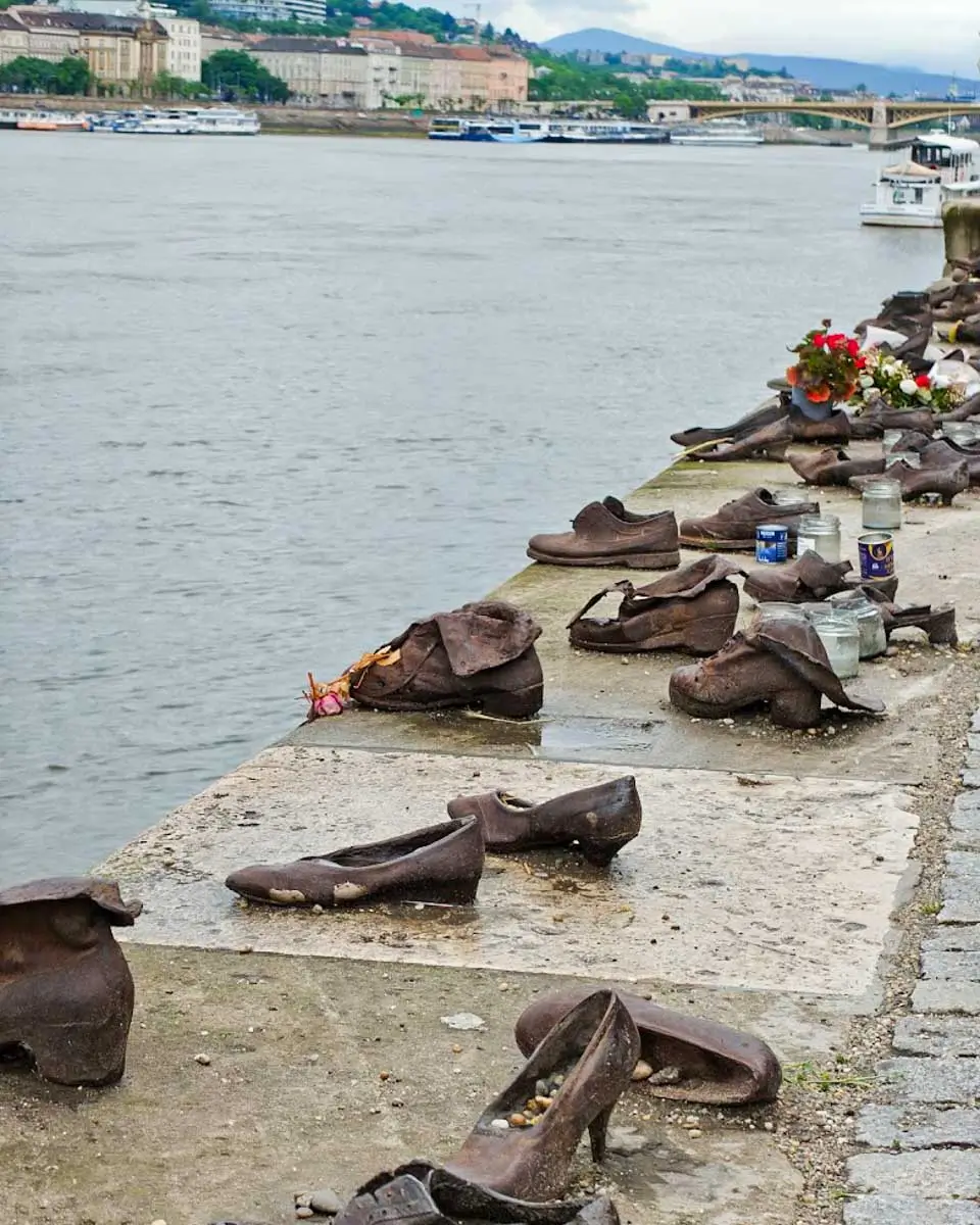 Shoes on the Danube Bank Memorial in Budapest