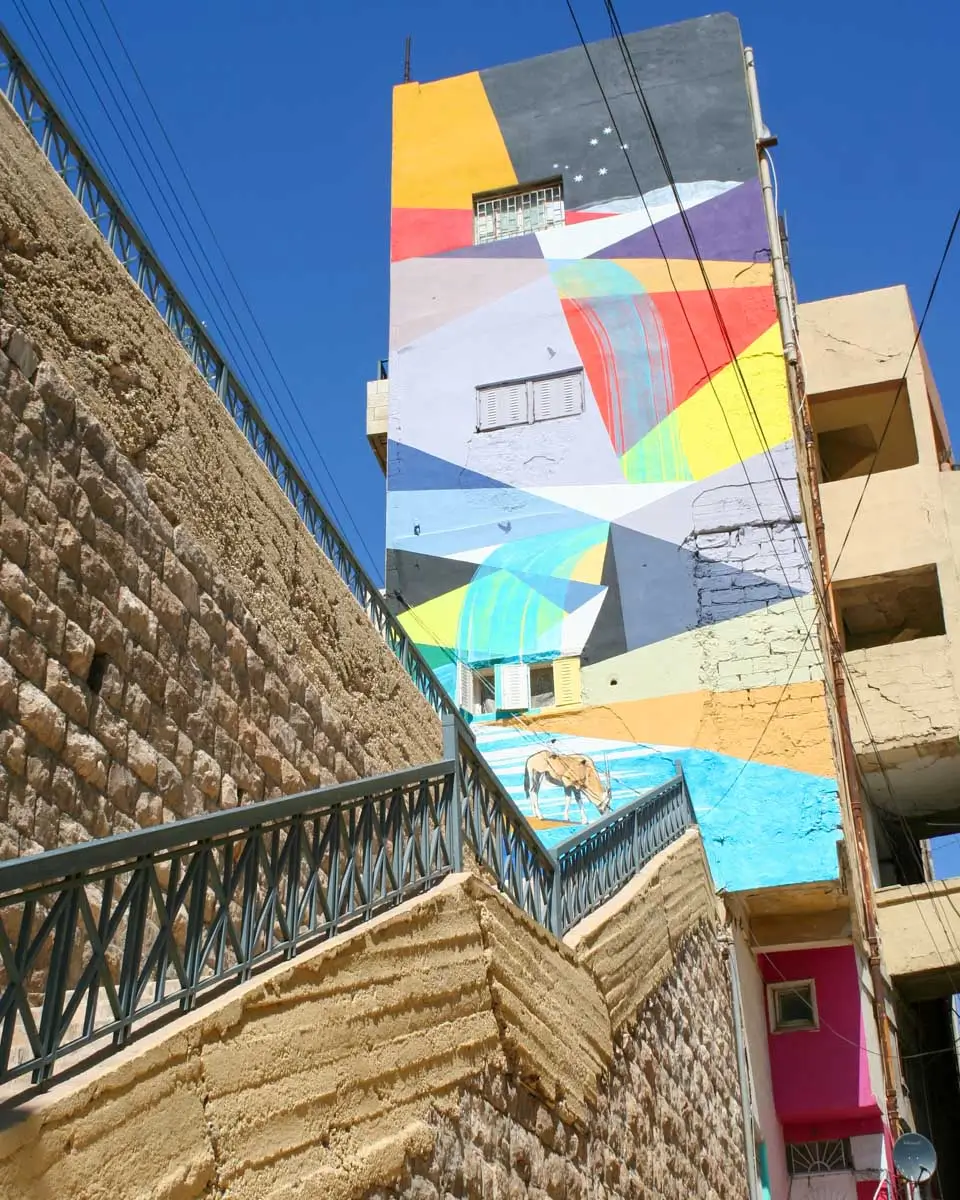 Street art seen in Amman, Jordan