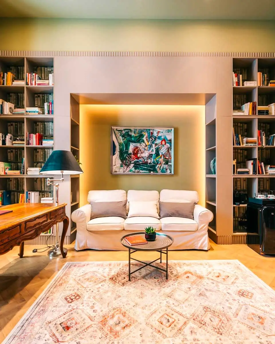 Study room at suite in BALTAZÁR Boutique Hotel from outside