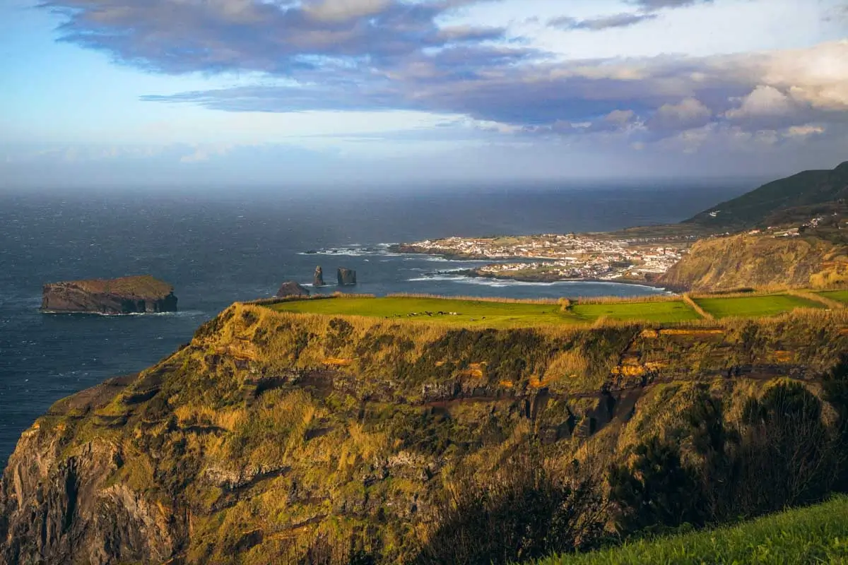 Sunset at Miradouro da Ponta do Escalvado in Sao Miguel Portugal 3