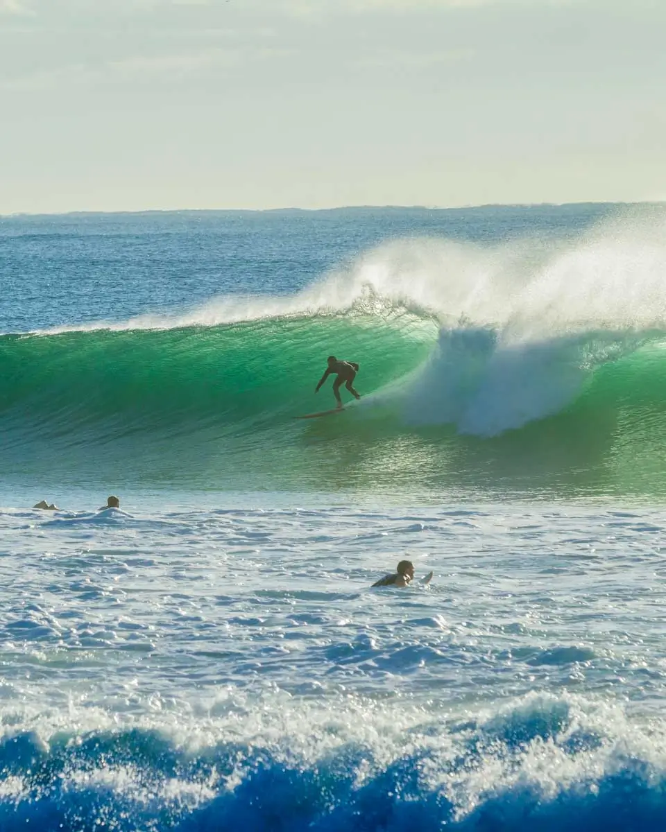 Surfers at Cloud 9 Siargao in the Philippines