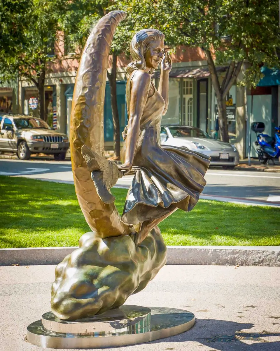 The Bewitched Statue in Salem Massachusetts