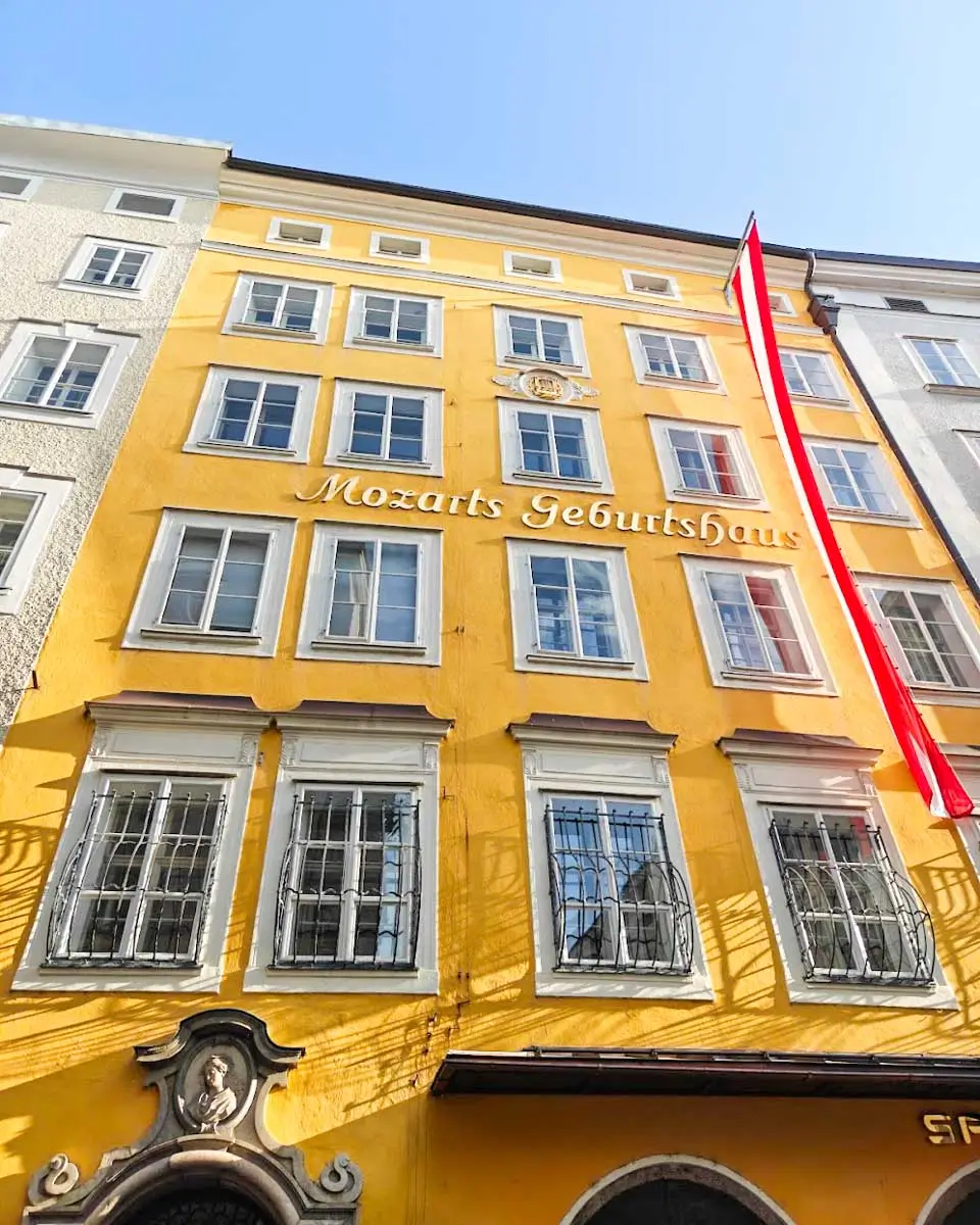 The Mozart's Birthplace in Salzburg