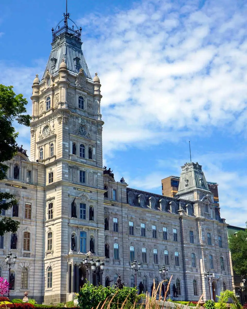 The Quebec Parliament Building in Quebec City