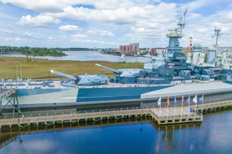 The USS North Carolina Battleship in Wilmington, North Carolina