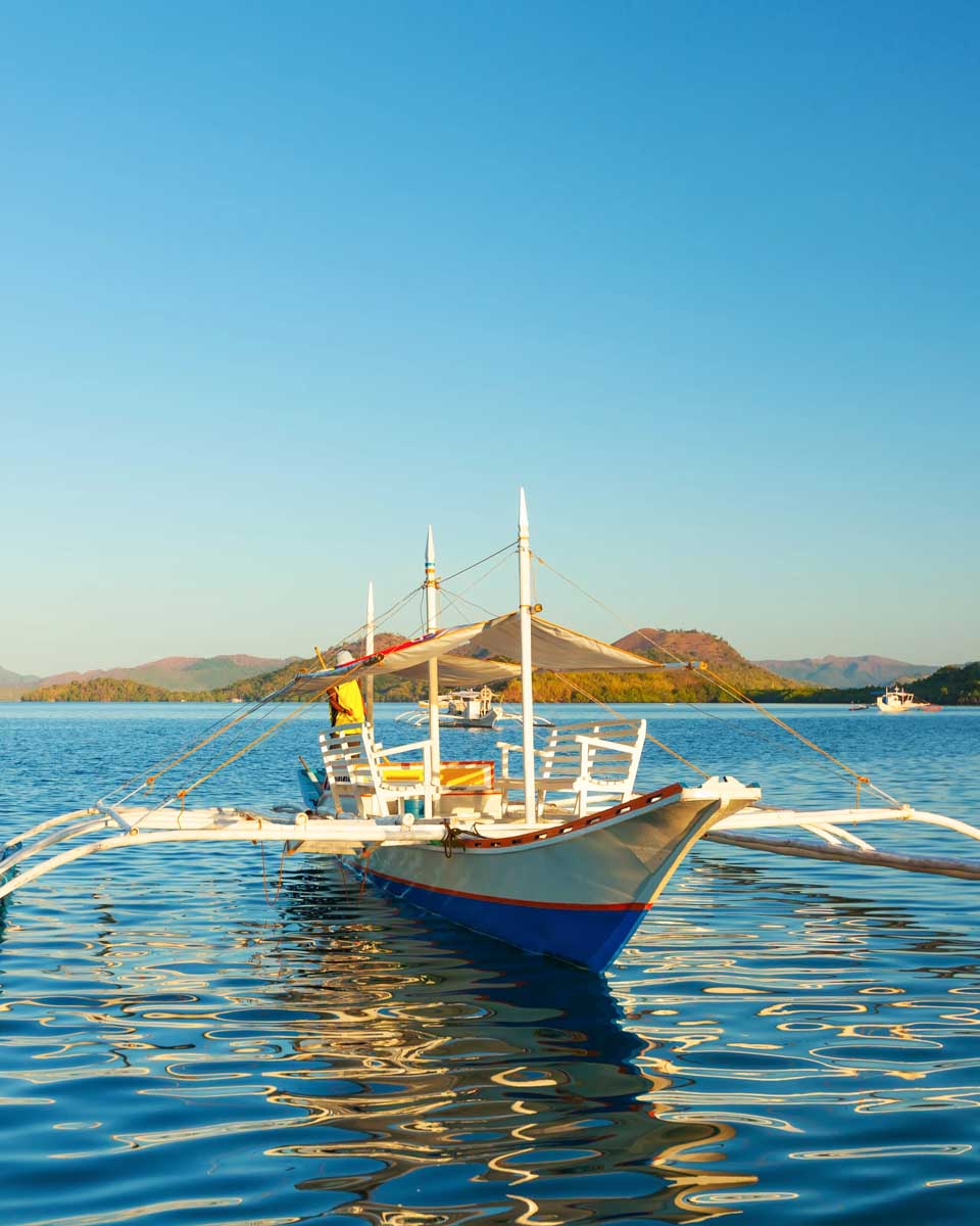 The-bangka-boat-we-rode-out-to-Taal-volcano-on-a-tour-from-Manila Philippines