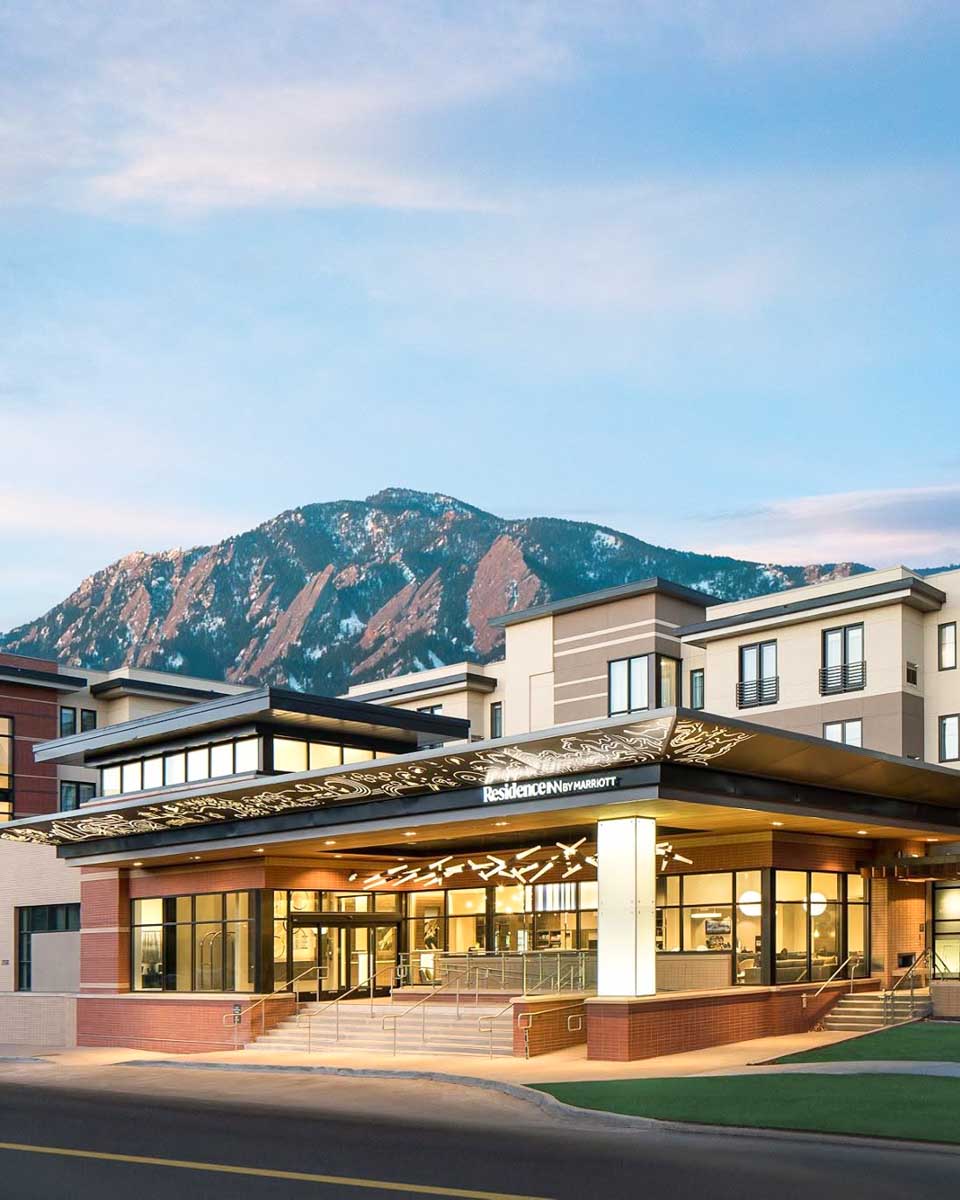 The outside of Residence Inn Boulder Canyon Boulevard