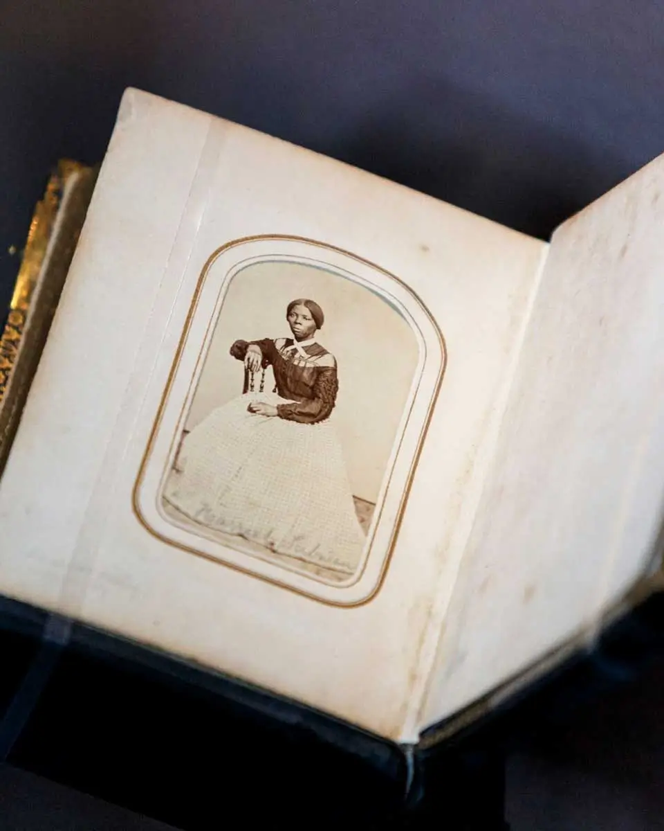 The restored Emily Howland Album at National Underground Railroad Freedom Center in Cincinnati