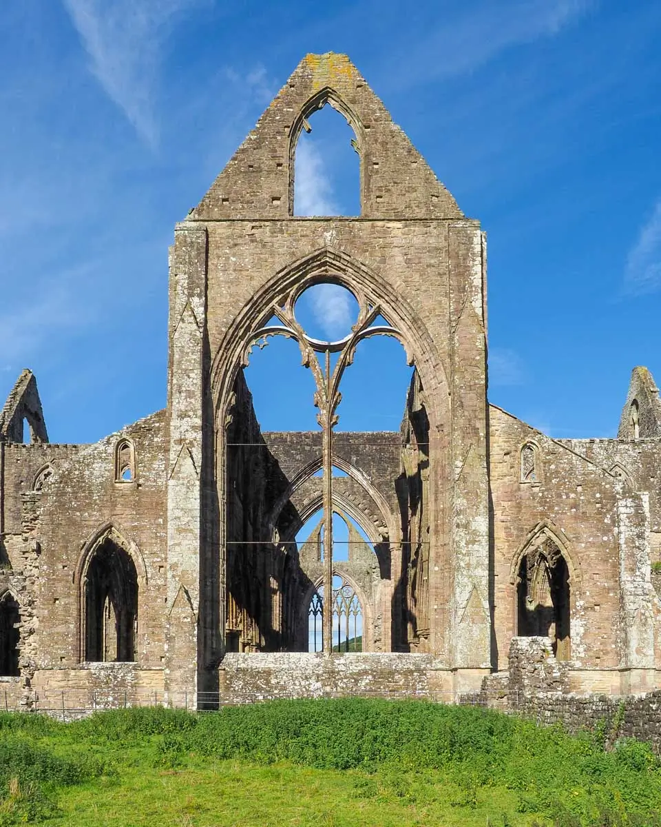 Tintern Abbey seen on a tour from Cardiff Wales