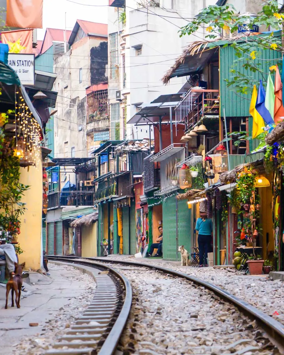 Train street, Hanoi, Vietnam