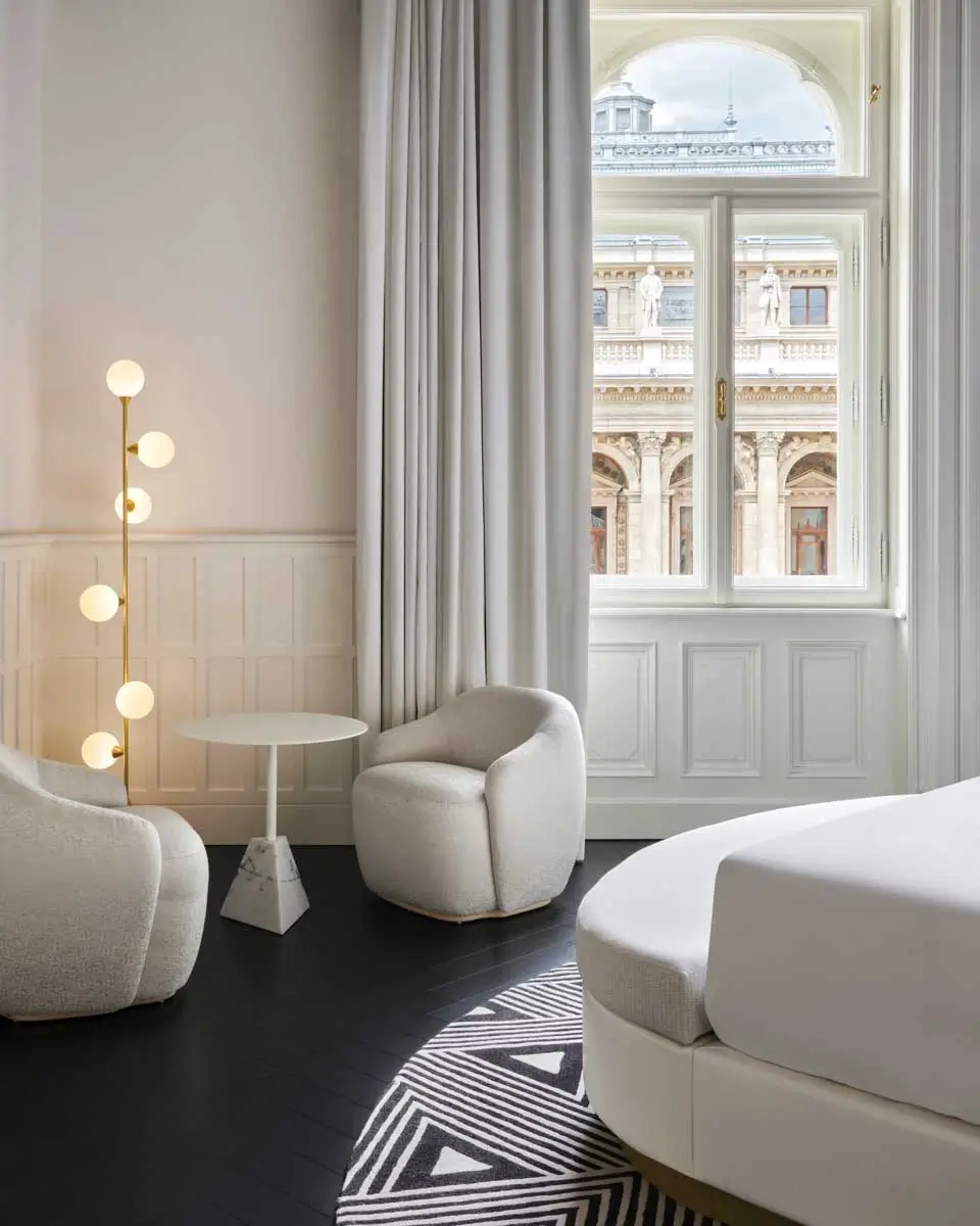 View from guestroom at W Budapest