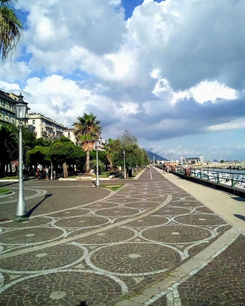 View of Salerno seafront