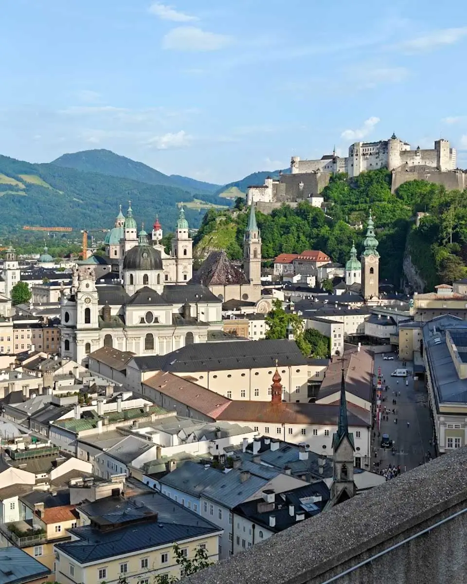View of Salzburg, Austria from the Modern Art Museum