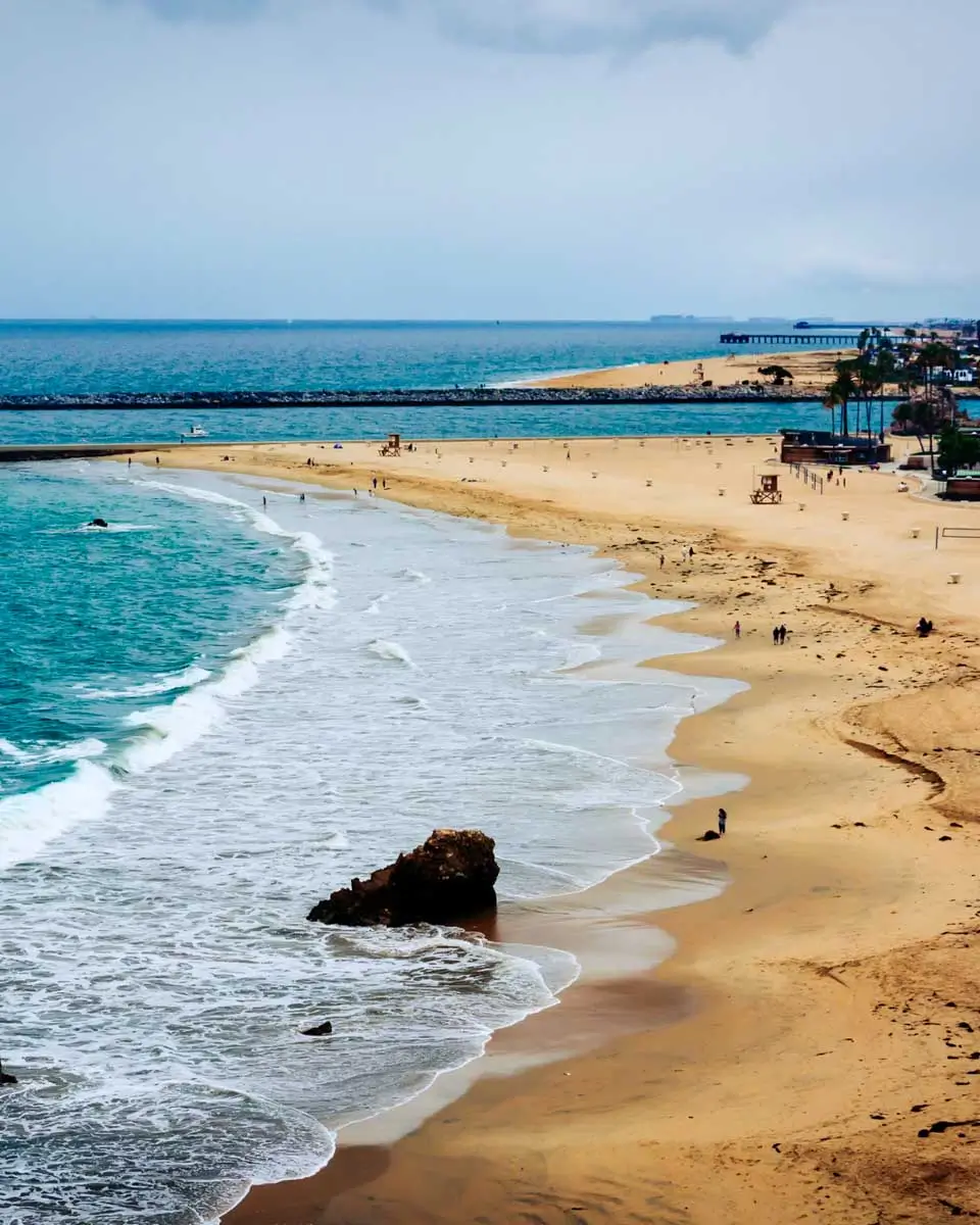 View of the Pacific Ocean from Inspiration Point in Corona del Mar