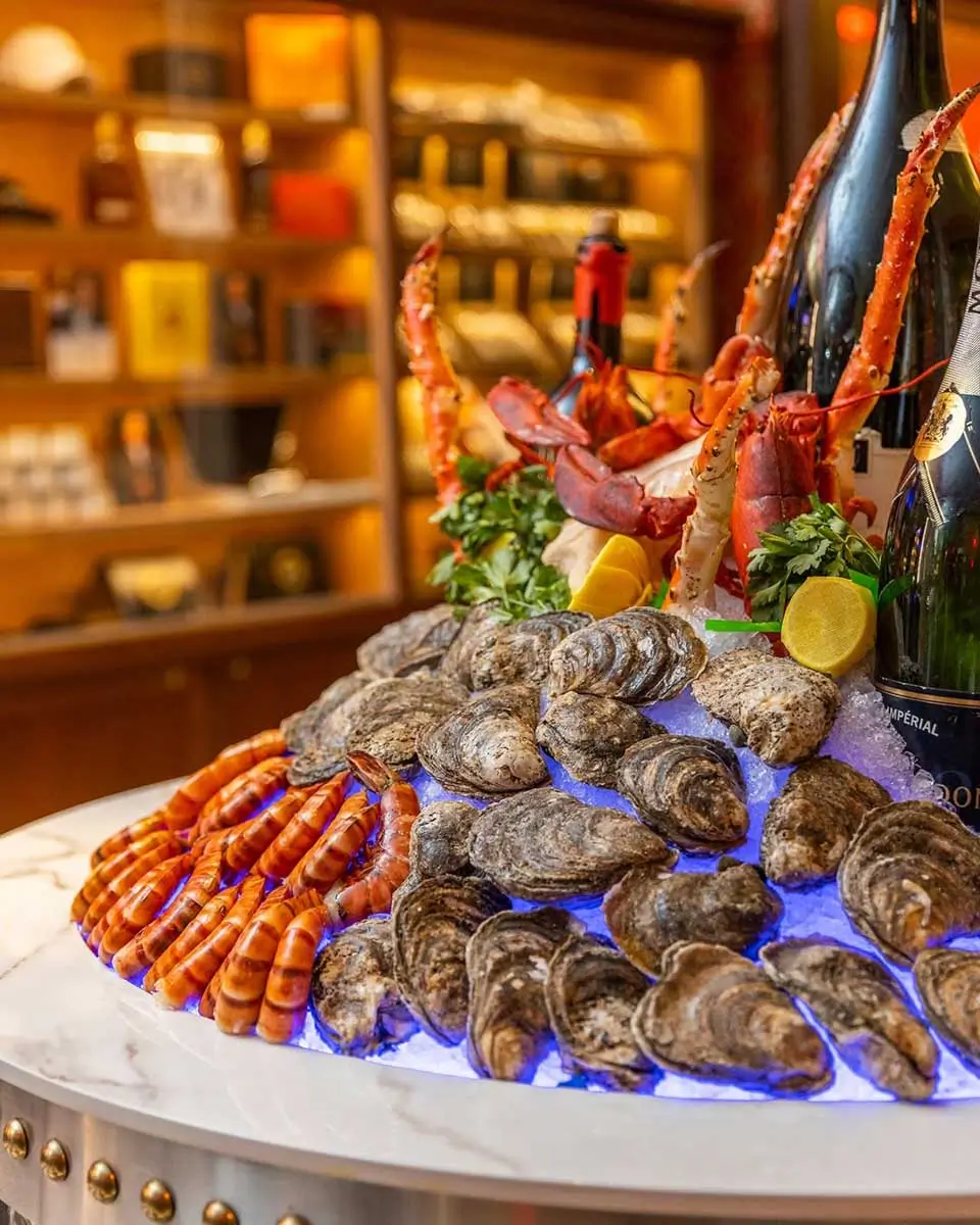 seafood at Jeff Ruby's Steakhouse, Cincinnati
