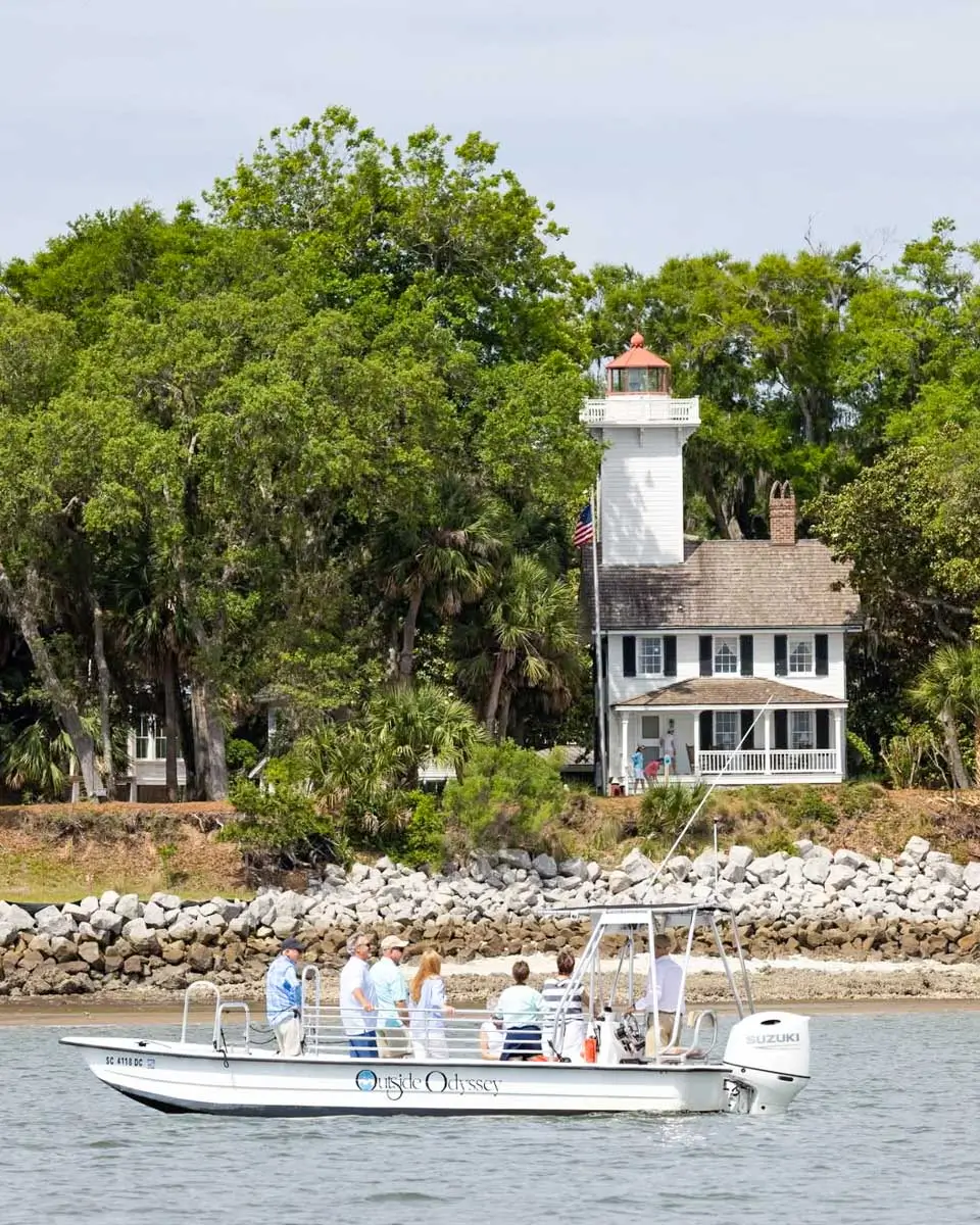 A house seen on a Daufuskie Island tour from Hilton Head Island, US
