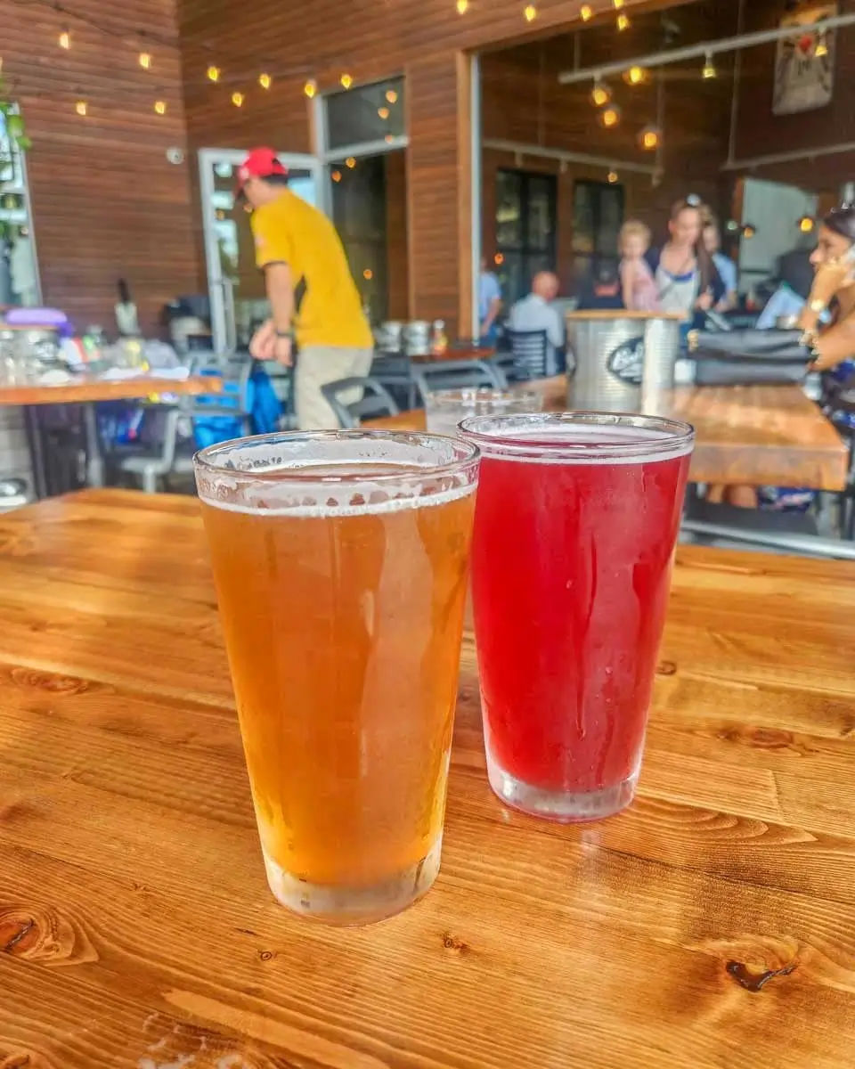 A photo of beers in Byron Bay Australia
