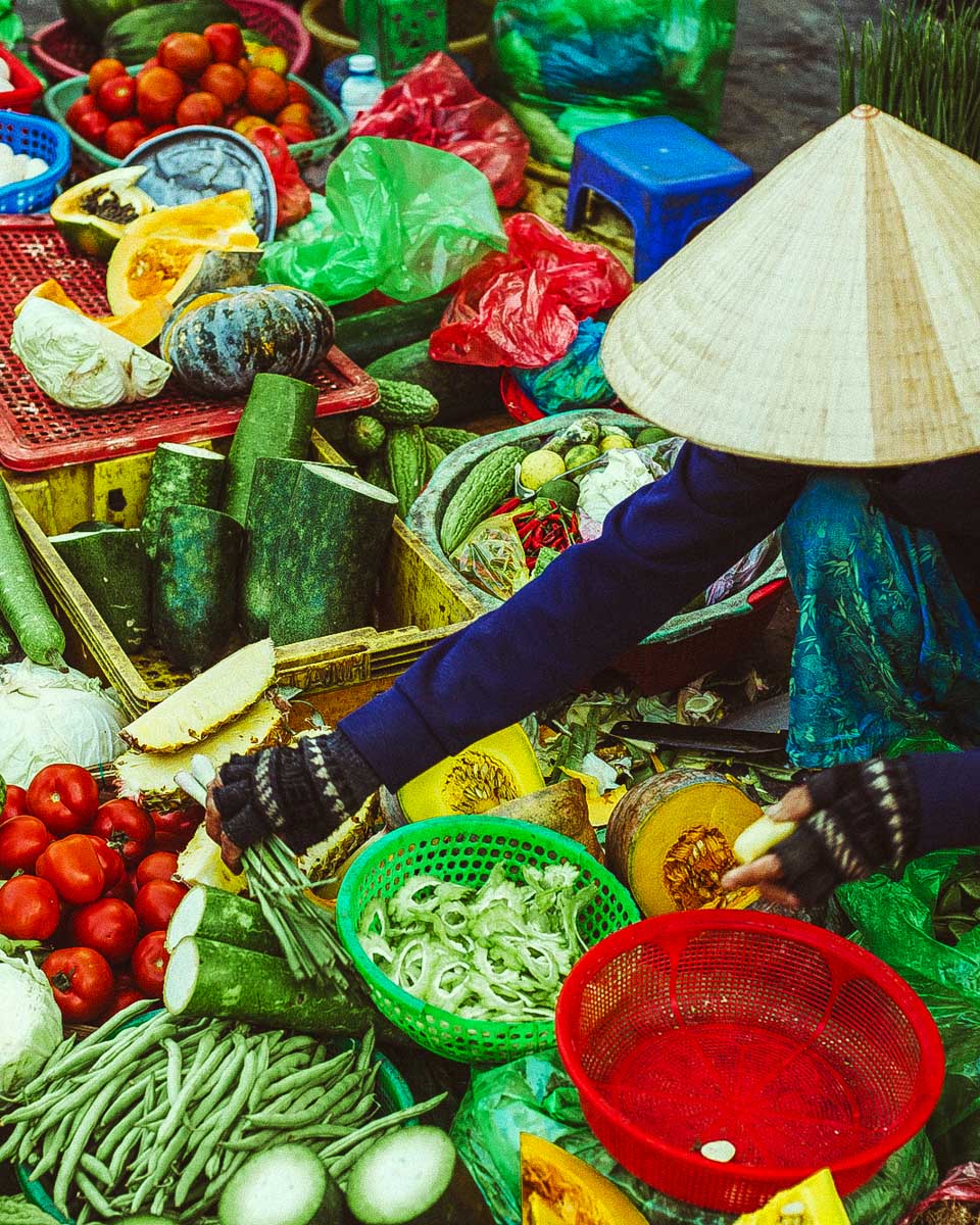 A-vegtable-market-during-a-cooking-class-in Nha Trang-Vietnam