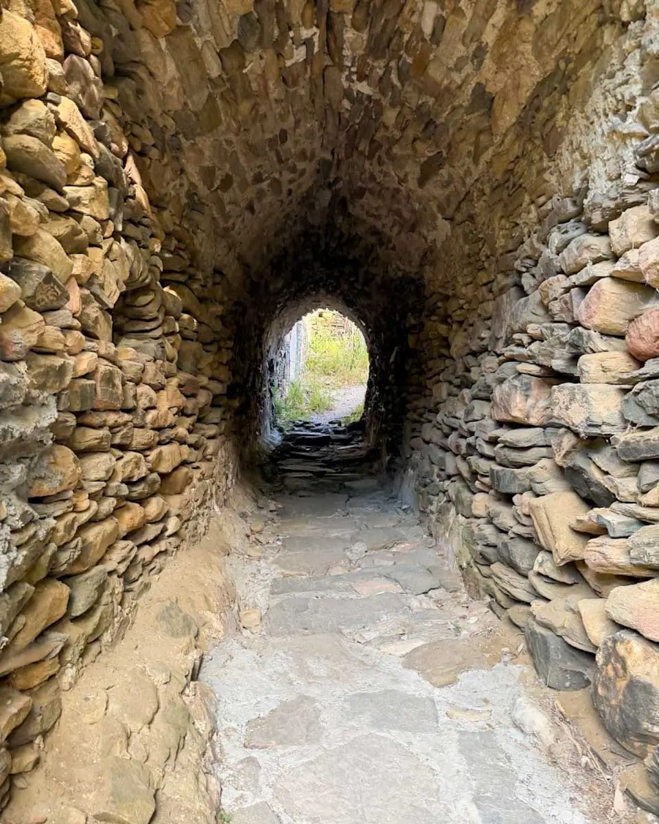 An old passage seen on a tour from cooking class in Naxos, Greece