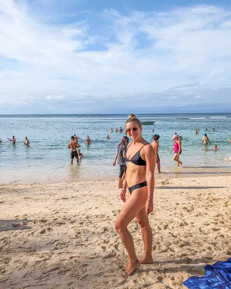 Bailey-at-the-beach in Penang, Malaysia