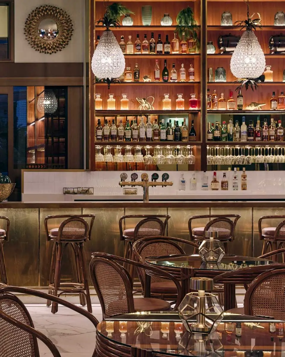 Bar at Whiskey and Wine by Crystalbrook, Australia