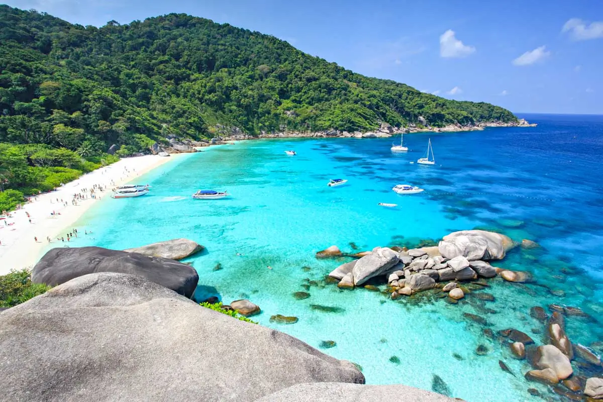Boats in Koh Tao, Thailand