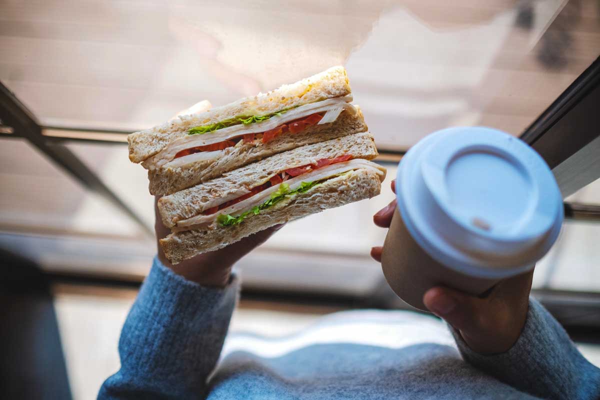 Breakfast-on-the-go-in-Williamsburg, Virginia