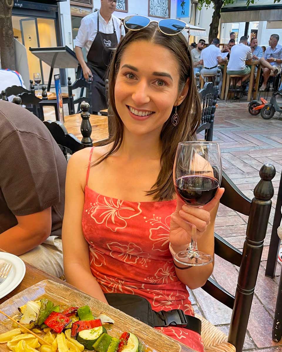 Brittni-eats-tapas-on-a-food-tour-in-Malaga-Spain