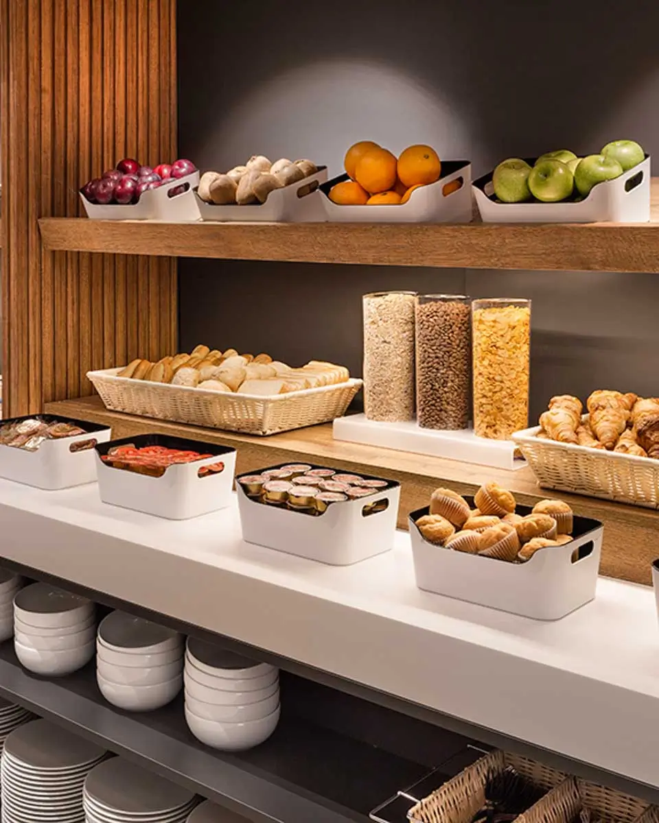 Buffet breakfast at B&B HOTEL Málaga Centro