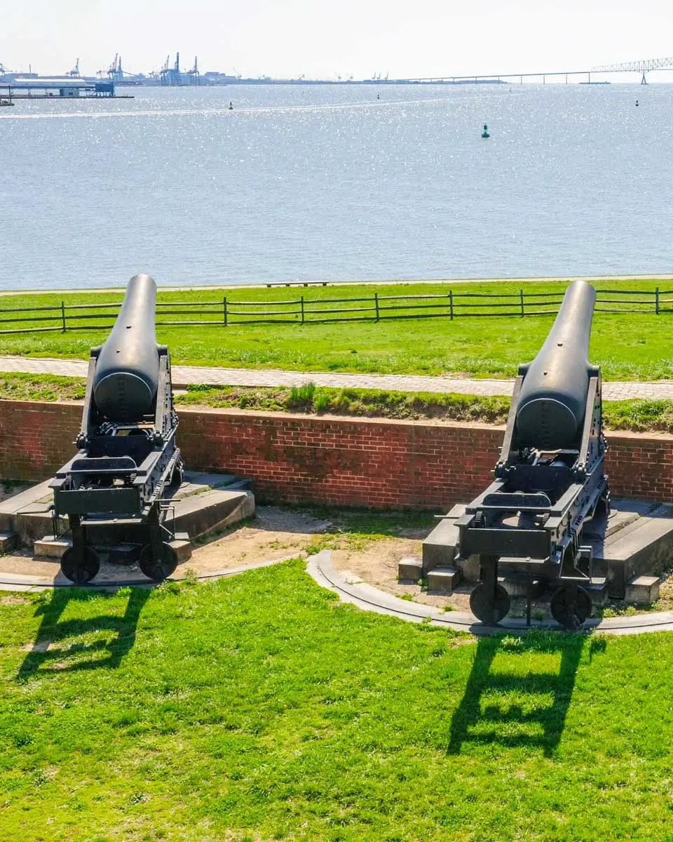 Cannons at Fort McHenry, Maryland USA, Baltimore 2