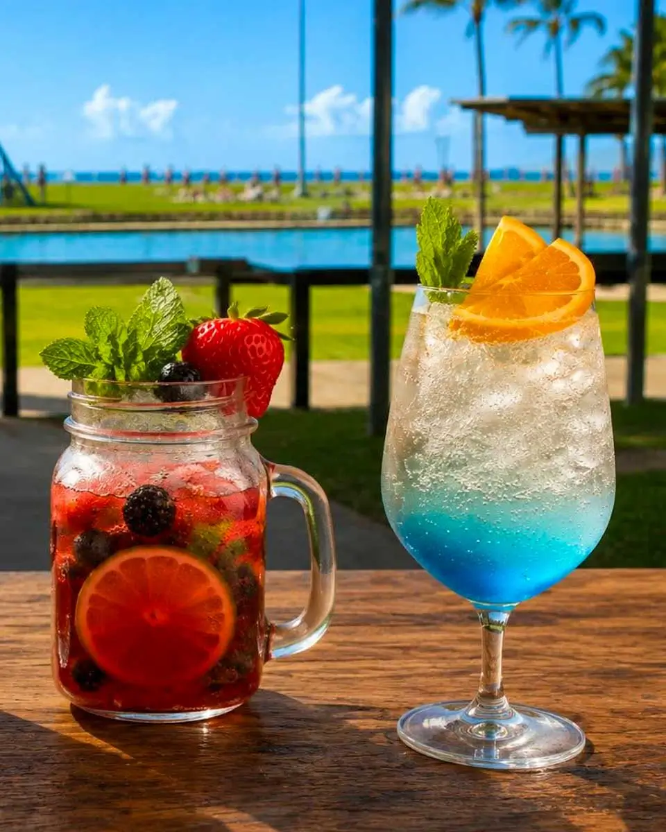 Cocktails at Laguna Airlie Beach, Australia