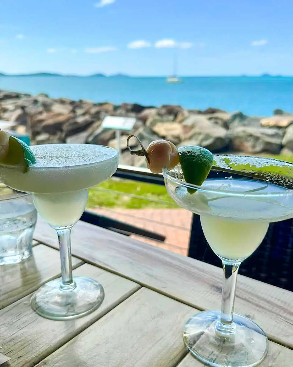 Cocktails at Sorrento Restaurant and Bar Airlie Beach, Australia