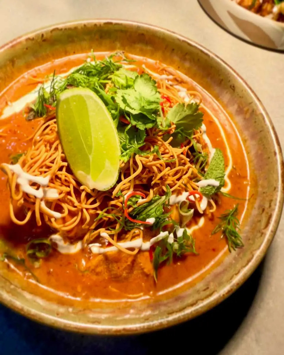 Curry eaten at Eastwoods Dining, Australia