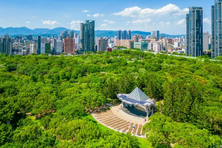 Da’an Forest Park in Taipei, Taiwan