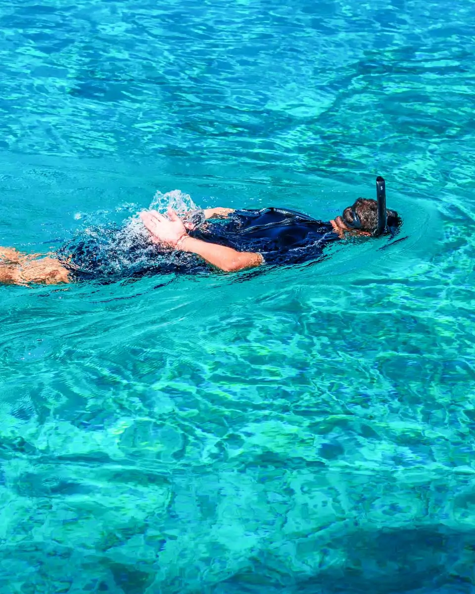 Daniel-snorkeling-in-Koh Tao, Thailand