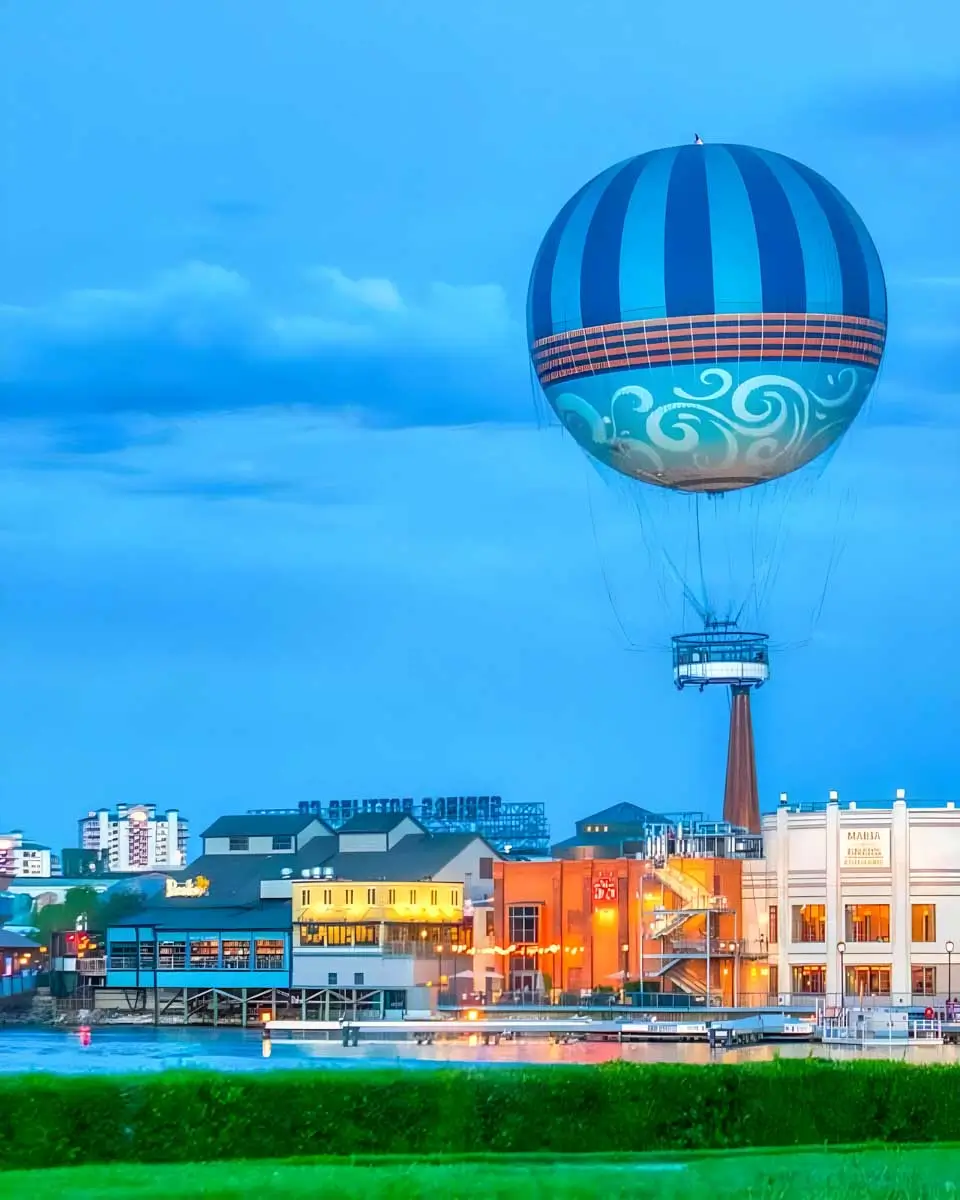 Disney Springs in the evening Orlando Florida 2