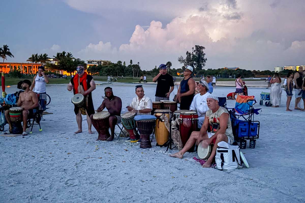 Drum Circle - Siesta Key Beach, Siesta Key, Florida