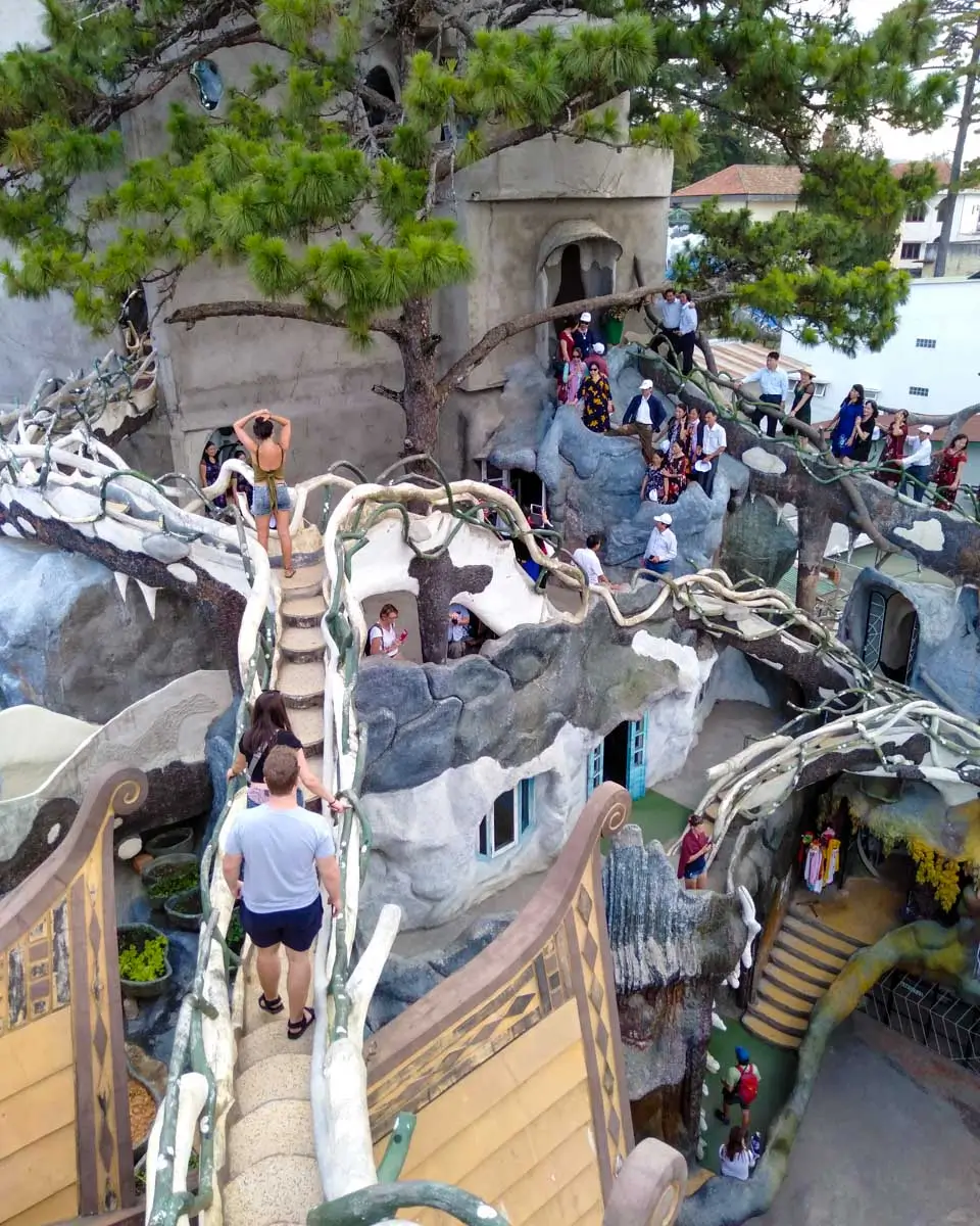 Exterior of Crazy House in Da Lat, Vietnam (1)